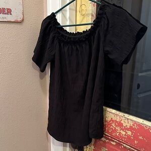 Elegant Black Women's Top